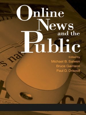 cover image of Online News and the Public